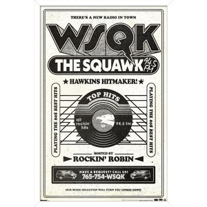 Trends International Netflix Stranger Things: Season 5 (2025) - WSQK The Squawk Framed Wall Poster Prints - 1 of 4