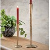 TAG Ibiza Antique Gold Forged Taper Holder Tall, 5.0L x 5.0W x 16.0H inches. - 2 of 2