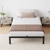 Heavy-Duty Metal Platform Bed Frame with Strong Slat Support - High Capacity Bearing & Under-Bed Storage Space, No Box Spring Required - 2 of 4