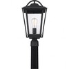 Quoizel Lighting Darius 1 - Light Post Light in  Earth Black - 4 of 4