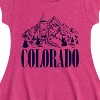 Girls' - Peanuts - Colorado Charlie Brown Fit & Flair Cap Sleeve Dress - 2 of 4