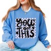 Simply Sage Market You Got This Distressed Checkered Sweatshirt - 2 of 4