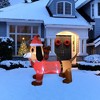 Northlight LED Lighted Inflatable Dachshund Dog Outdoor Christmas Decoration - 4.25' - image 2 of 4