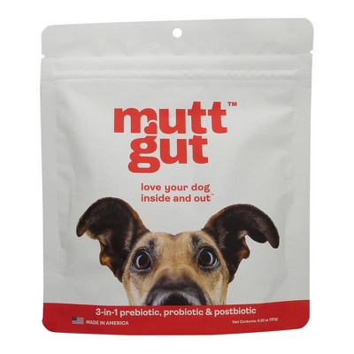 MuttGutt 3-in-1 Prebiotics, Probiotics & Postbiotics - 6.35 oz.