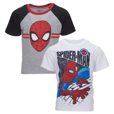 Marvel Spider-man 2 Pack Pullover T-shirts Toddler : Target