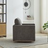 Small Swivel Accent Chair,30.7" Chenille Upholstered Club Chair with Cushion for Living Room or Bedroom-Baofuwish - 3 of 4