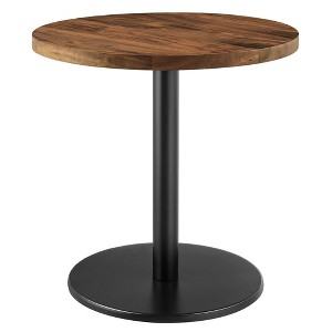 Modway Viva Round Acacia Wood Side Table - 1 of 4