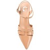 Journee Collection Women's Medium and Wide Width Jazlynn Buckle Kitten Heel Pointed Toe Pumps - 4 of 4