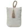 Evideco French Home Goods Cotton Weighted Bag Door Stop 2.3 lbs Natural - 2 of 4