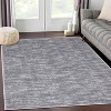 Washable Area Rug, Non-Slip Modern Carpet, Soft No-Shedding, Stain-Resistant, Foldable Abstract Rug for Living Room - 3 of 4