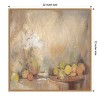 Amanti Art Still Life with Fruit in Study by Tim O'Toole Canvas Wall Art Print Framed 22 x 22-in. - 4 of 4