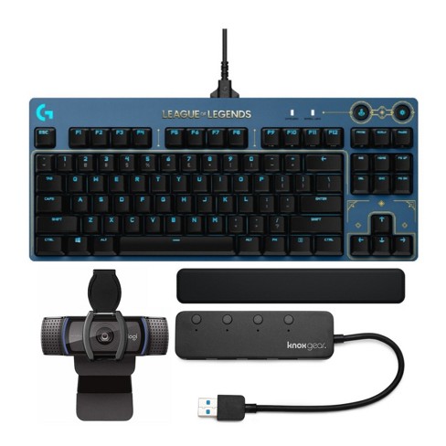 Logitech Pro Gaming Keyboard (league Of Legends With Webcam Bundle : Target