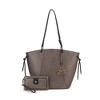 MKF Collection Liv Vegan Leather Women’s Tote Handbag with Matching Wallet by Mia K - 2 of 4