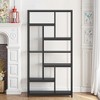 Lirago,39.37"L*11.81"W*78.74"H, 7-Tier Bookshelf - Industrial Wood & Metal Open Shelf Bookcase with 10 Display Shelves - 3 of 4