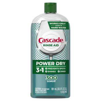 Cascade Platinum Dishwasher Rinse Aid - 30 fl oz