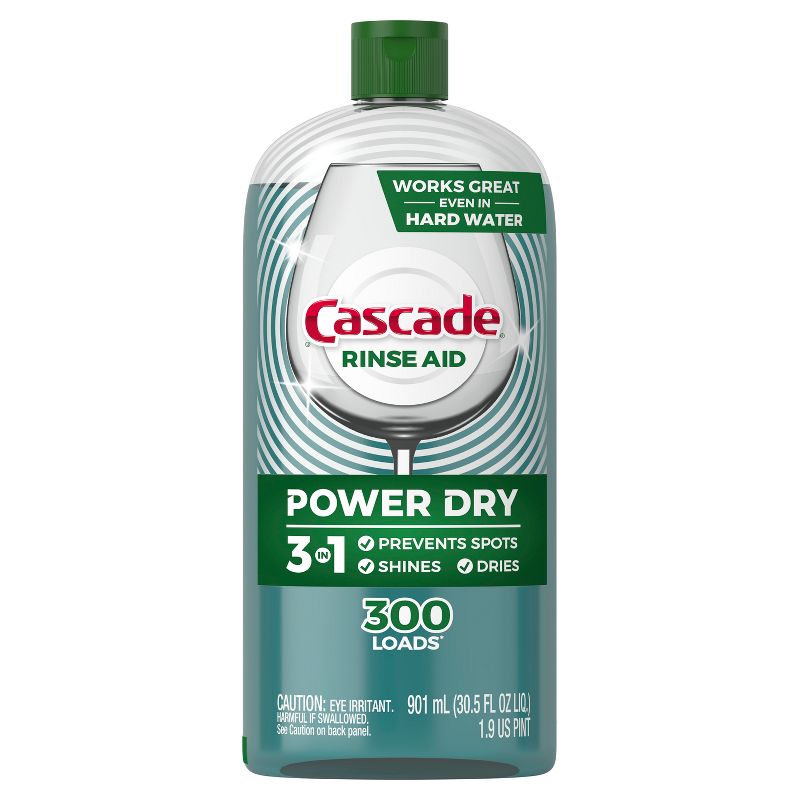 Cascade Platinum Dishwasher Rinse Aid - 30 fl oz, 1 of 9