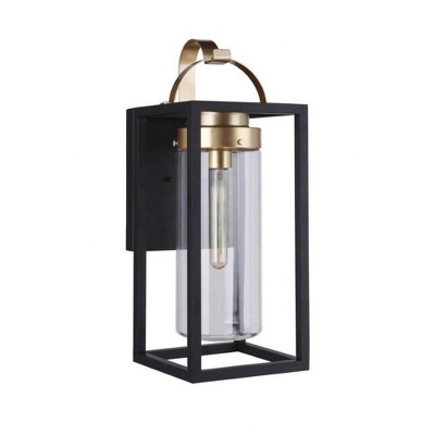 Craftmade Lighting Neo 1 - Light Wall Light in  Midnight/Satin Brass