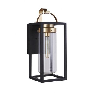 Craftmade Lighting Neo 1 - Light Wall Light in  Midnight/Satin Brass - 1 of 1