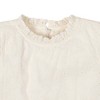 Girls' Organic Flutter Sleeve Tiered Eyelet Dress, Kids - 2 of 3