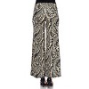 Women's Printed Palazzo Pants - White Mark - 3 of 3