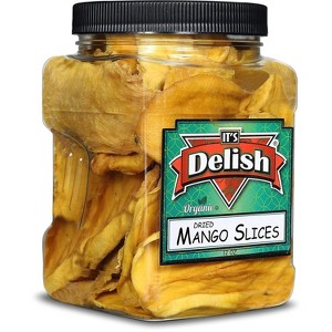 Organic Dried Mango Slices by Its Delish, 12 Oz Reusable Standard Jar - 1 of 4