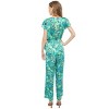 Parker and Rowe | Wrap Jumpsuit Printed Satin - 2 of 3