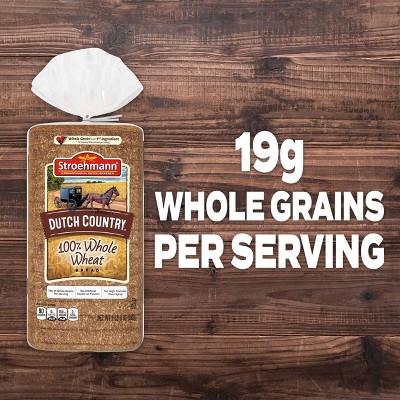 Stroehmann Dutch Country 100% Whole Wheat Bread - 24 oz