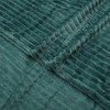 Unique Bargains Blanket Solid Color Stripe Flannel Polyester 28"x39" - 3 of 4