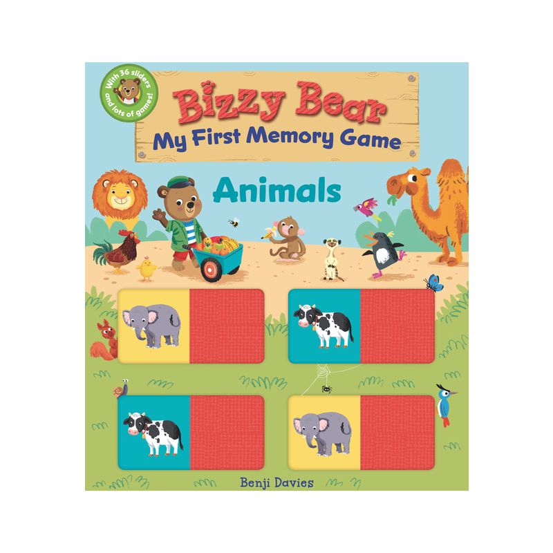Bizzy Bear: My First Memory Game: Animals - (Board Book), 1 of 2