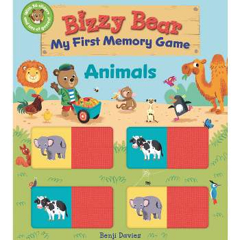 Bizzy Bear: My First Memory Game: Animals - (Board Book)