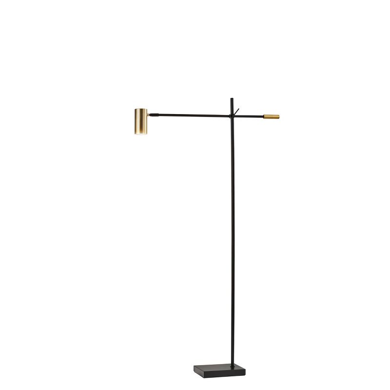 58&#34; x 63&#34; Collette Floor Lamp (Includes LED Light Bulb) Black - Adesso, 5 of 7
