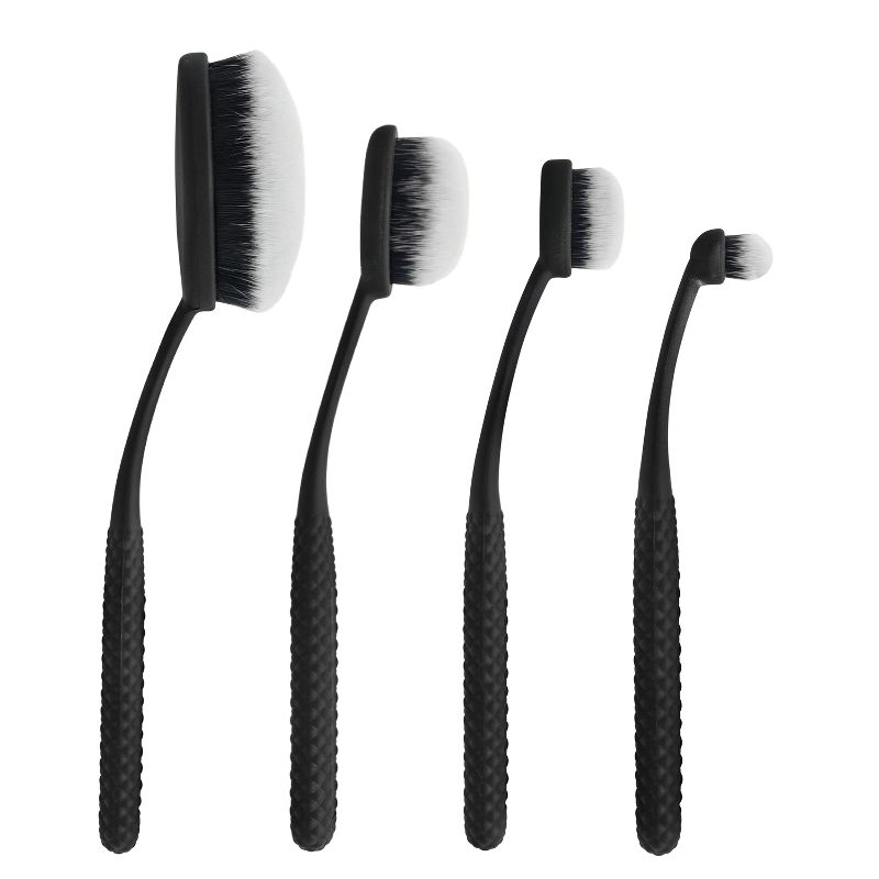 MODA Brush Pro Face Perfecting 4pc Makeup Brush Kit, Includes Foundation, Contour, and Concealer Makeup Brushes, 1 of 12
