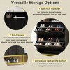 Shoe Storage Cabinet With 2 Flip Drawers, Narrow Shoe Rack Cabinet With Top And Bottom Open Shelf, Anti-tip Device For Hallway Entryway Hallway - 2 of 4