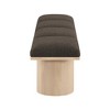 Meridian Furniture,Pavilion Boucle Fabric Bench - 3 of 4