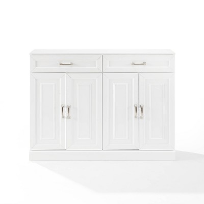 Stanton 53" White MDF and Birch Veneer Sideboard