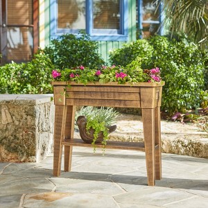 BrylaneHome 36"W Raised Planter - 1 of 4