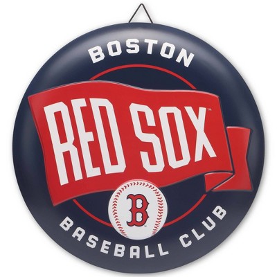 MLB Boston Red Sox Metal Button Wall Art