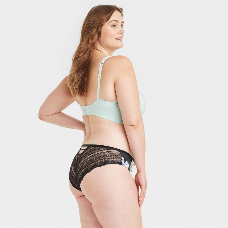 Women's Lace Back Cheeky Underwear - Auden™, 3 of 4