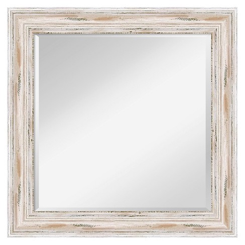 White wash deals mirror