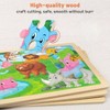 Wooden for 6 Packs 60 PCs Jigsaw , Educational Toys Gift for Exercise Concentration and Hands-on Ability - 4 of 4