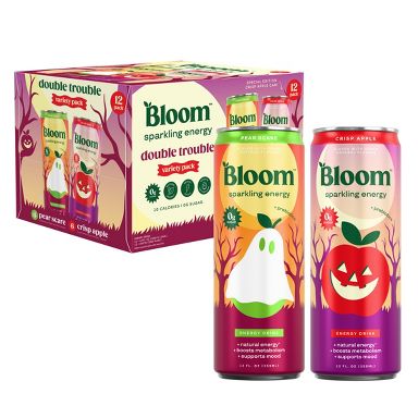 Bloom Sparkling Spooky Sips Energy Drink - 12pk/12 fl oz