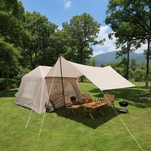 ORRD 5.72m² Inflatable Hot Tent with Stove Jack | 4 Season Glamping Tent | Dual Canopy & Detachable Top - 1 of 4