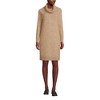 Lands' End Women's Cozy Lofty Cowl Neck Sweater Dress - 3 of 4