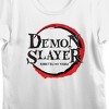 Demon Slayer Logo Crew Neck Short Sleeve Women's White T-shirt - 2 of 3