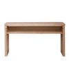 59'' Farmhouse Console Table with Open Shelf,Rustic Narrow Entryway Table with Beaded Edge for Hallway or Living Room-Baofuwish - 3 of 4