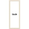 PosterPalooza | 13x39 Wide Barnwood Picture Frame, UV Acrylic, 6 Finishes - Grey, Brown, White, and Black - 2 of 4