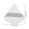 Unique Bargains Soft Triangle Puff Loose Powder Blender Beauty Makeup Tool Short Plush 6 Pcs - 4 of 4