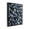 Ninola Design Watery Abstract Flowers Navy Art Canvas - Society6 - 2 of 4