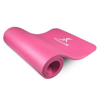UMINEUX Yoga Mat Extra 72x24x1/3, Parfait Pink & Gray