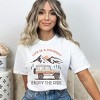 Simply Sage Market Women's Life Is A Journey Short Sleeve Garment Dyed Tee - 2 of 2